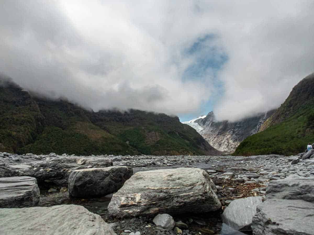 Franz Josef Glacier Valley Track River Bed