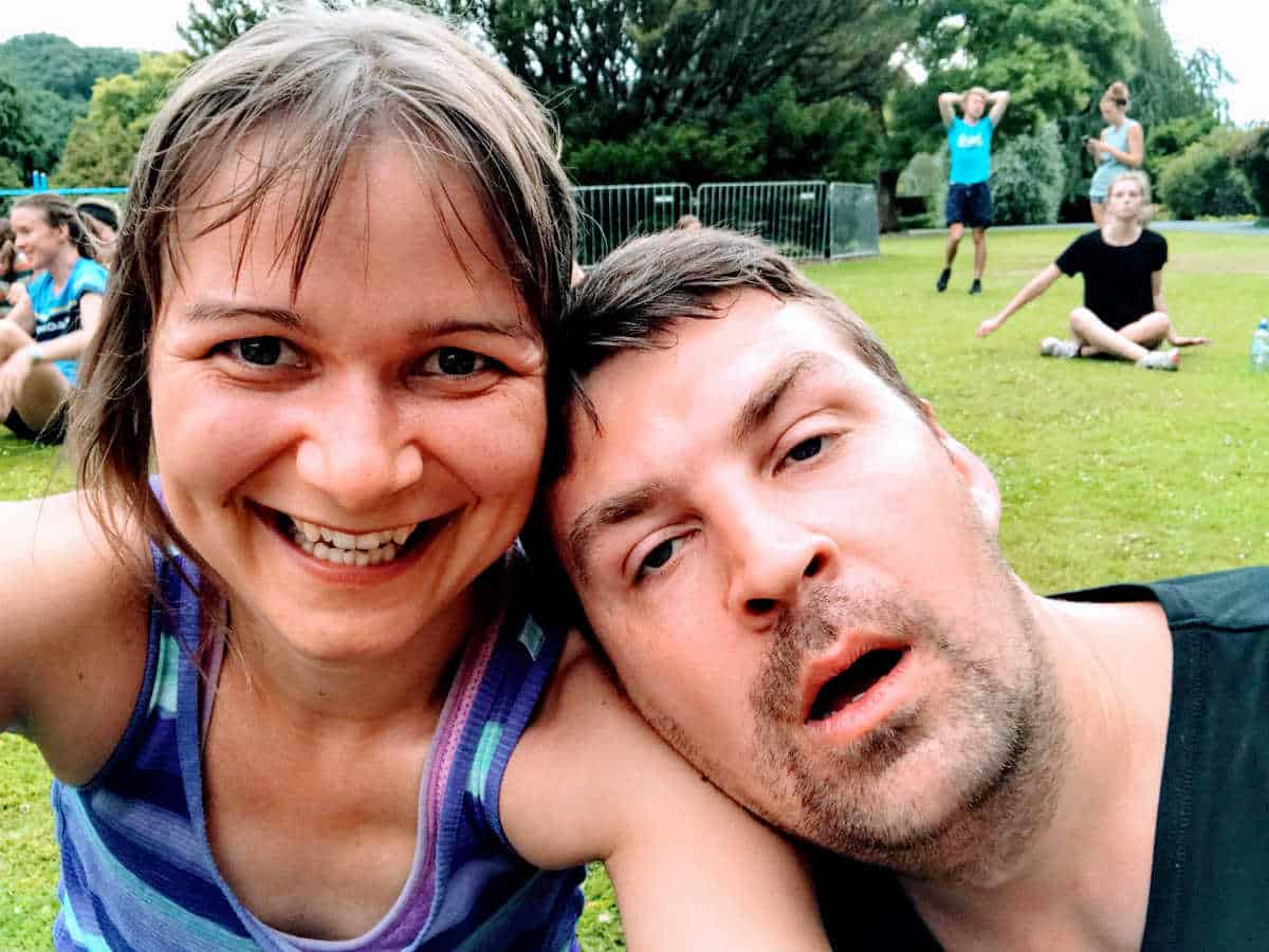 Dunedin's Parkrun was the most challenging Parkrun we'd ever done.