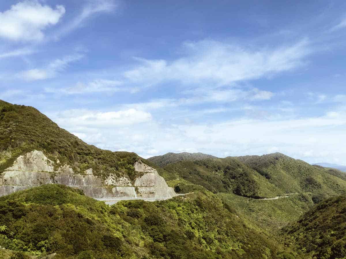 View from the Rimutaka Hill Crossing Lookout