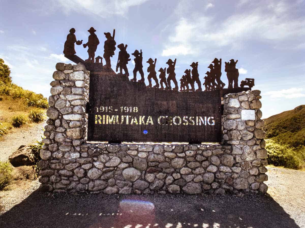 Photo of the Rimutaka Crossing World War 1 Memorial