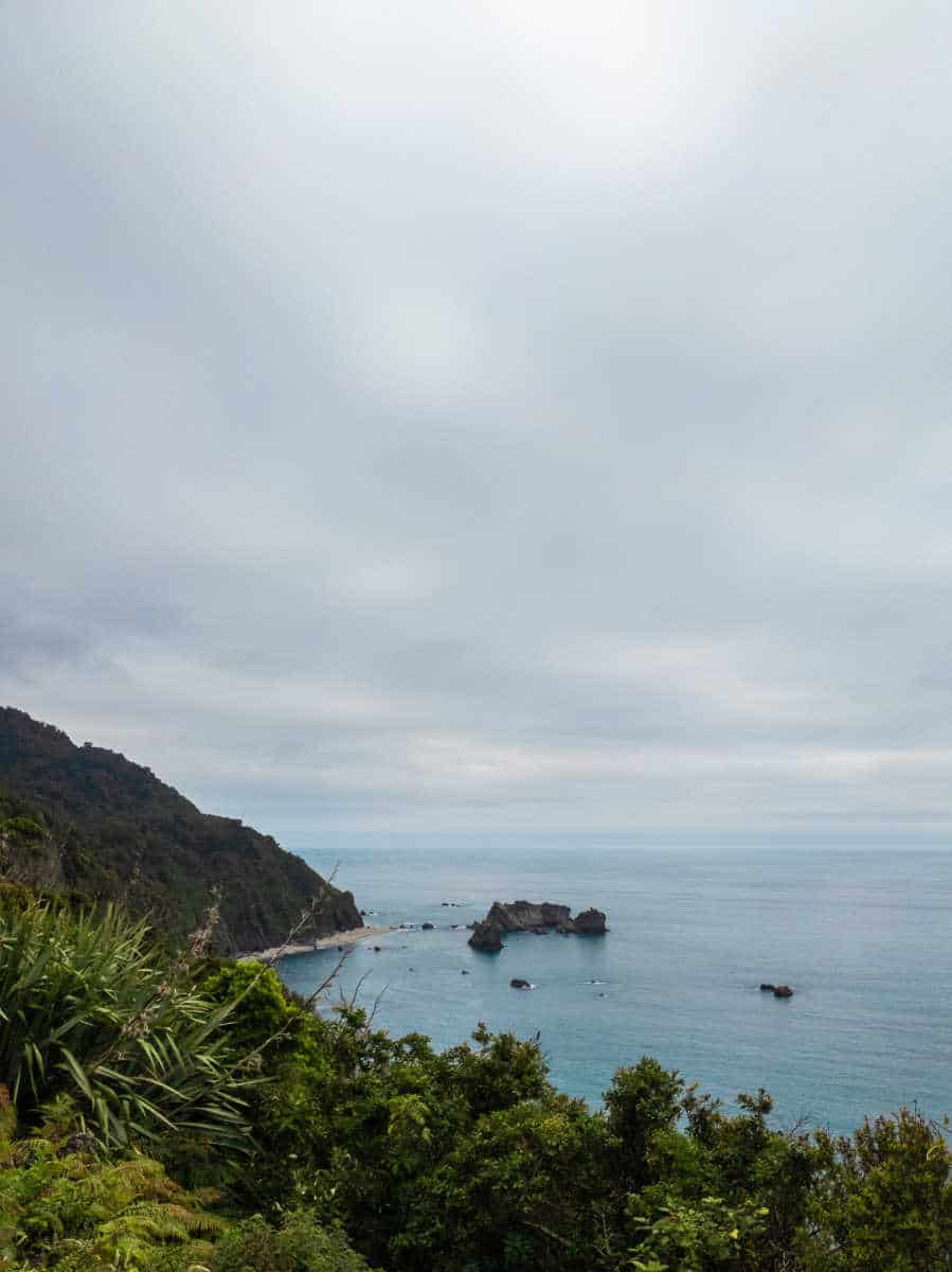 Coastal area of the West Coast of the South Island of New Zealand