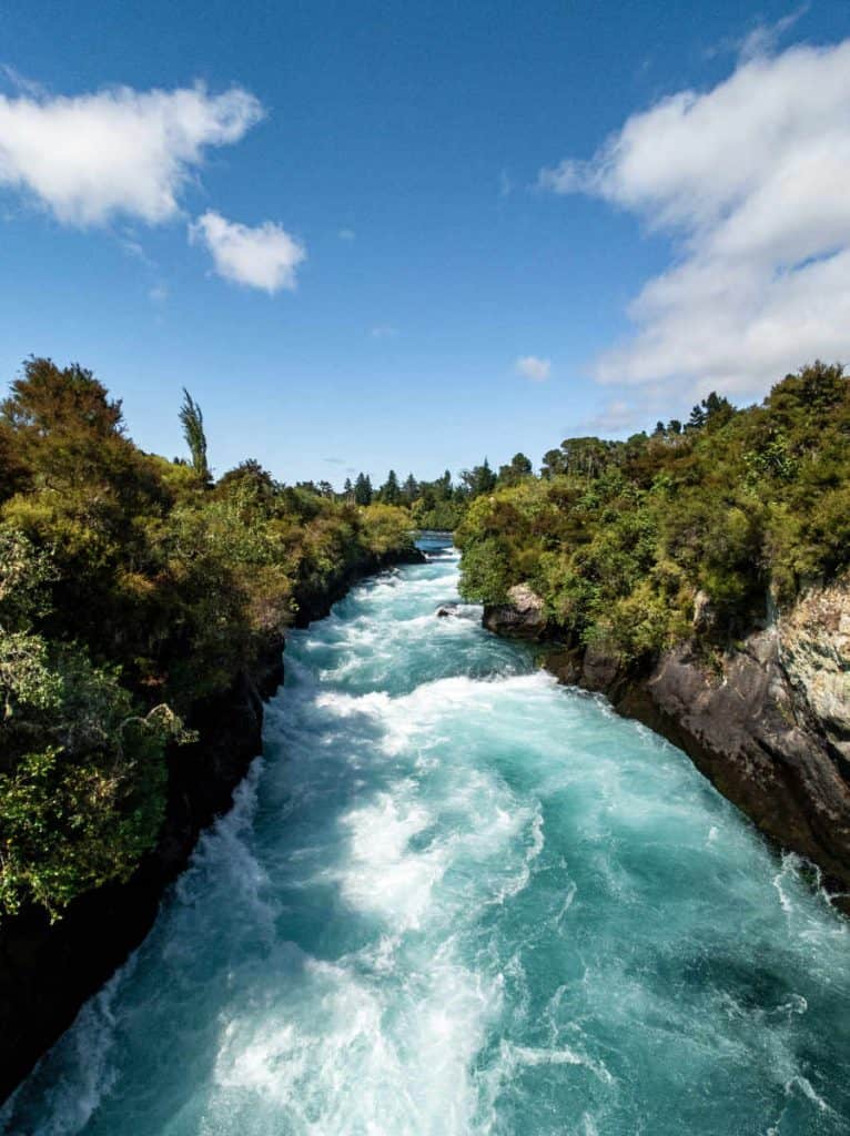 Huka Falls near Rotorua, New Zealand