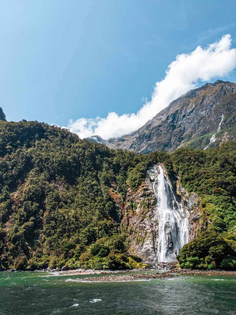More waterfalls in Milford Sound.
