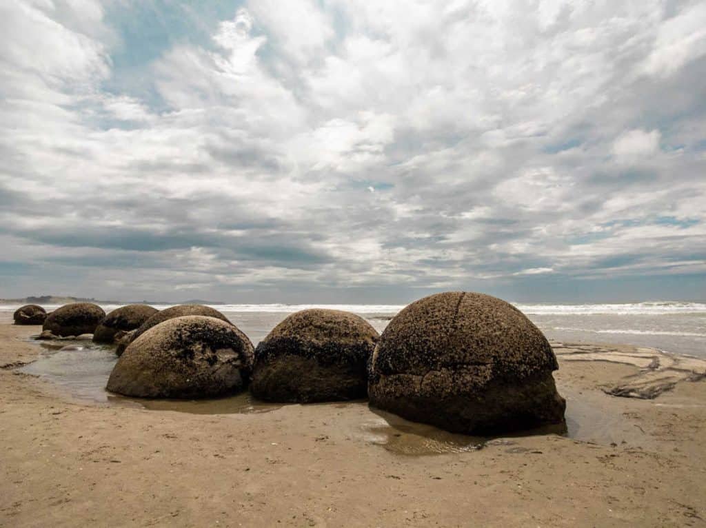 The Boulders at Moeraki Beach