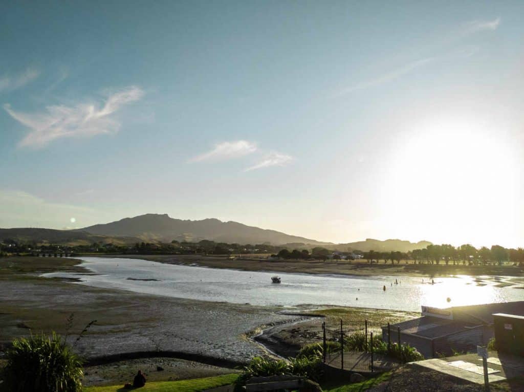 View from Raglan Backpackers