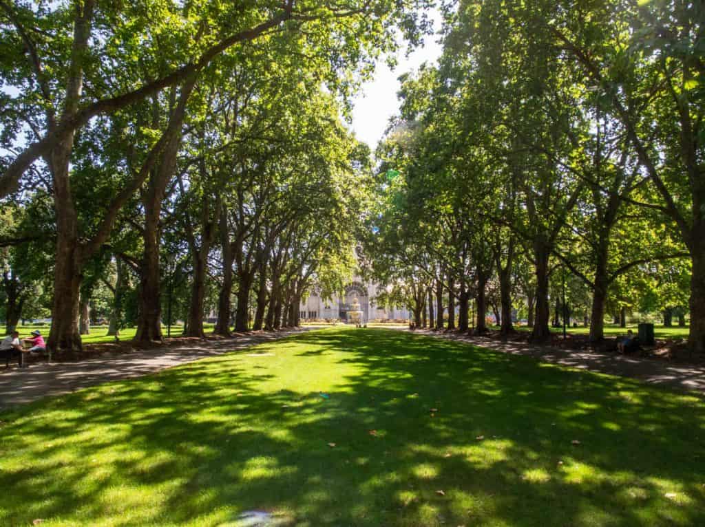 Fitzroy Gardens in Melbourne